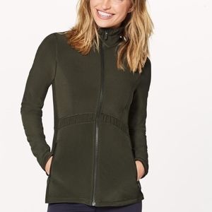 Immaculate Lululemon round Trip Jacket *Dark Olive